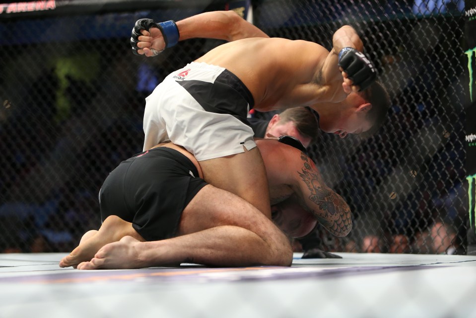 CM Punk was humbled in his first UFC fight by Mickey Gall