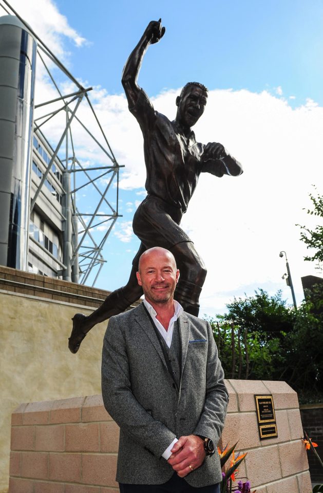  Given is furious that Newcastle legend Alan Shearer's statue is not inside the grounds