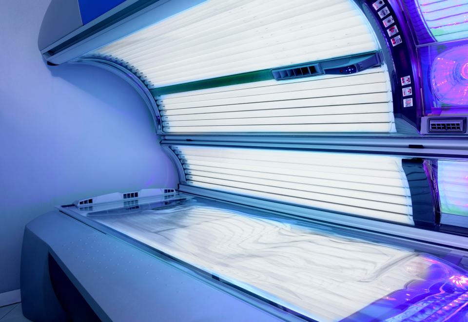  The mum-of-one once used sunbeds five times a week