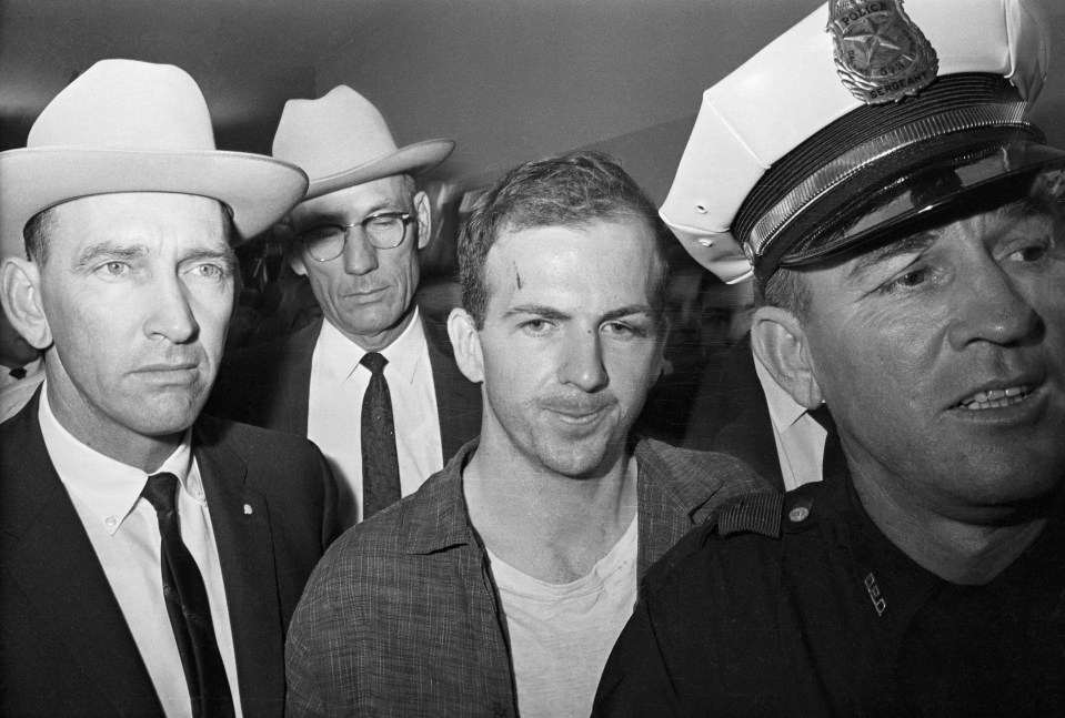 Lee Harvey Oswald after his arrest