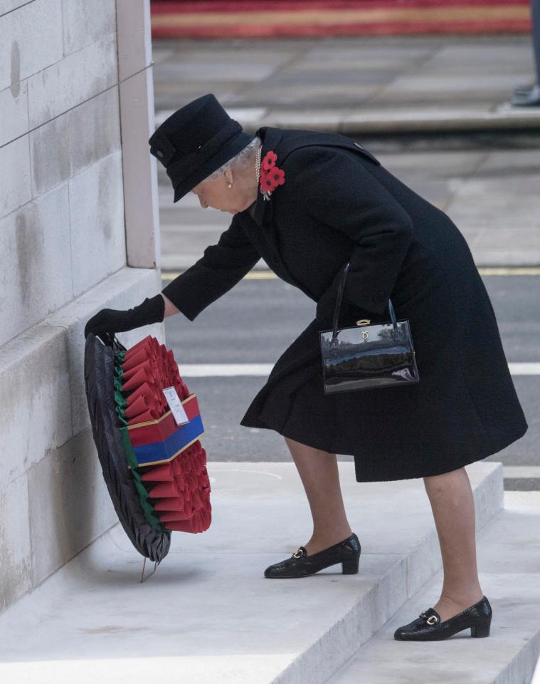  It‘ll be a sad moment when Her Majesty does not lay a wreath at the Cenotaph next month on Remembrance Sunday