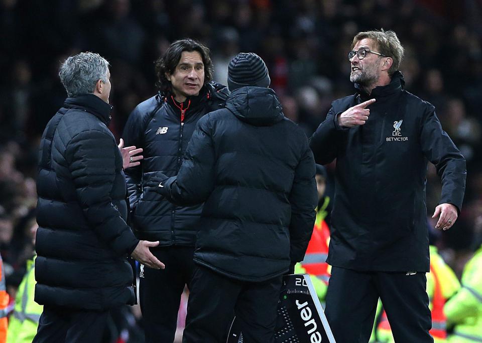  Jurgen Klopp will do battle with Jose Mourinho once more at Anfield