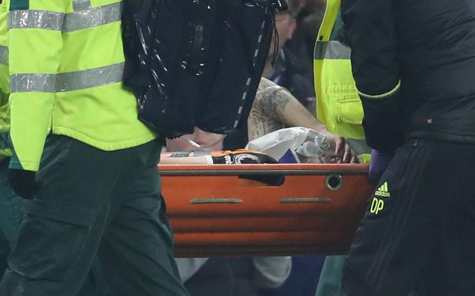  Ryan Mason was taken straight to hospital to have an operation on his skull