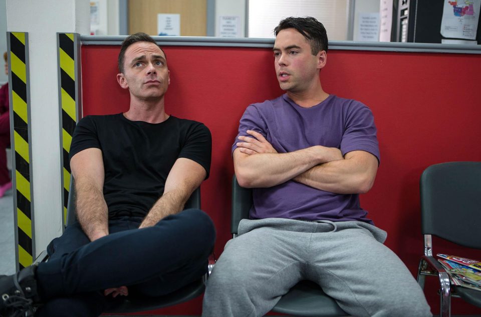  The 34-year-old actor, pictured right, made a name for himself as Todd Grimshaw on Coronation Street