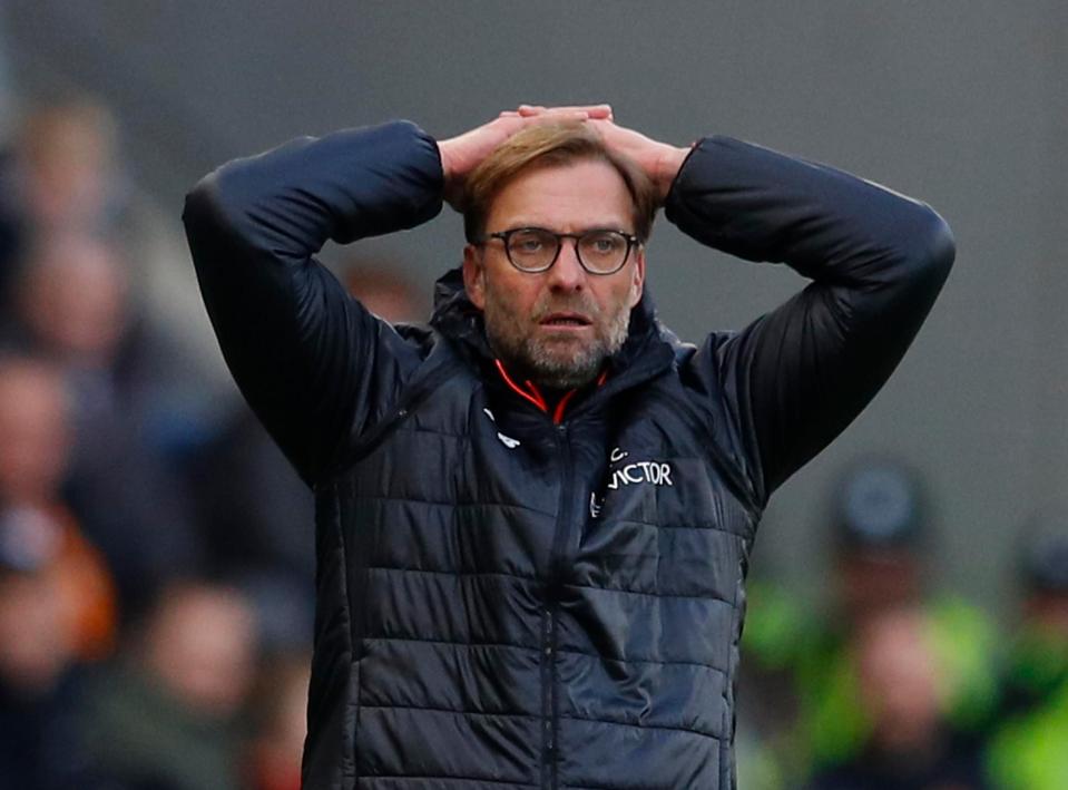  Jurgen Klopp is yet to transform Liverpool into a ruthless winning machine