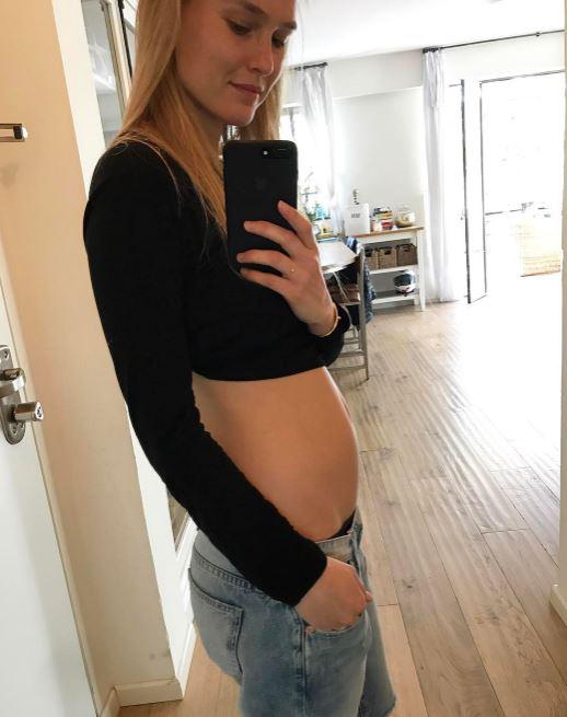  Bar Refaeli has given birth to baby girl with husband Adi Ezra by her side