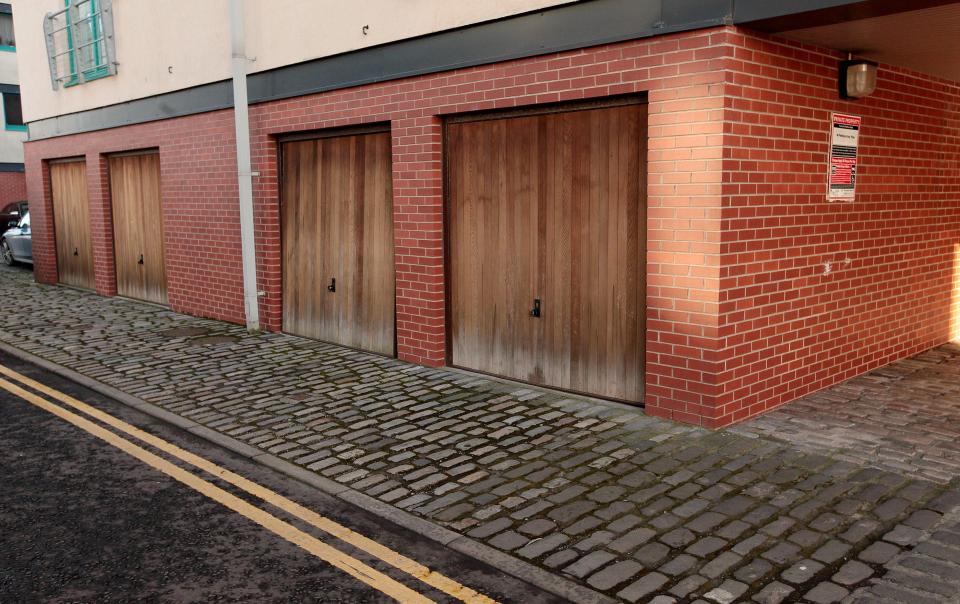  General view of the garages in Dundee where Carly Mackie parks car and had received parking charges