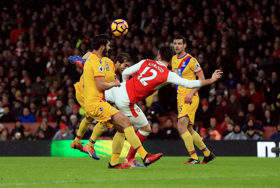  Olivier Giroud won the Puskas Award for his stunning scorpion kick against Crystal Palace