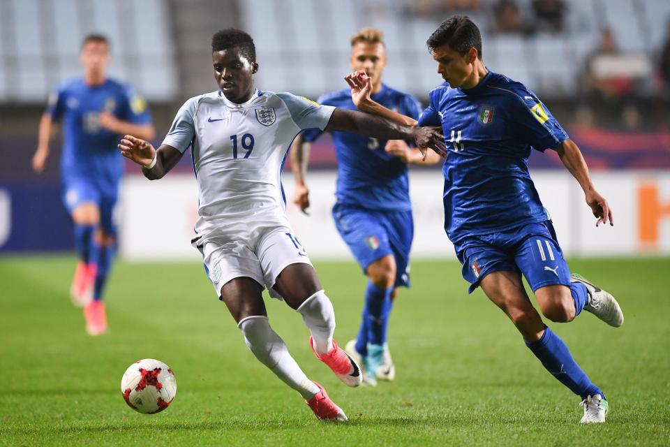  Sheyi Ojo is one of England's brightest pospects