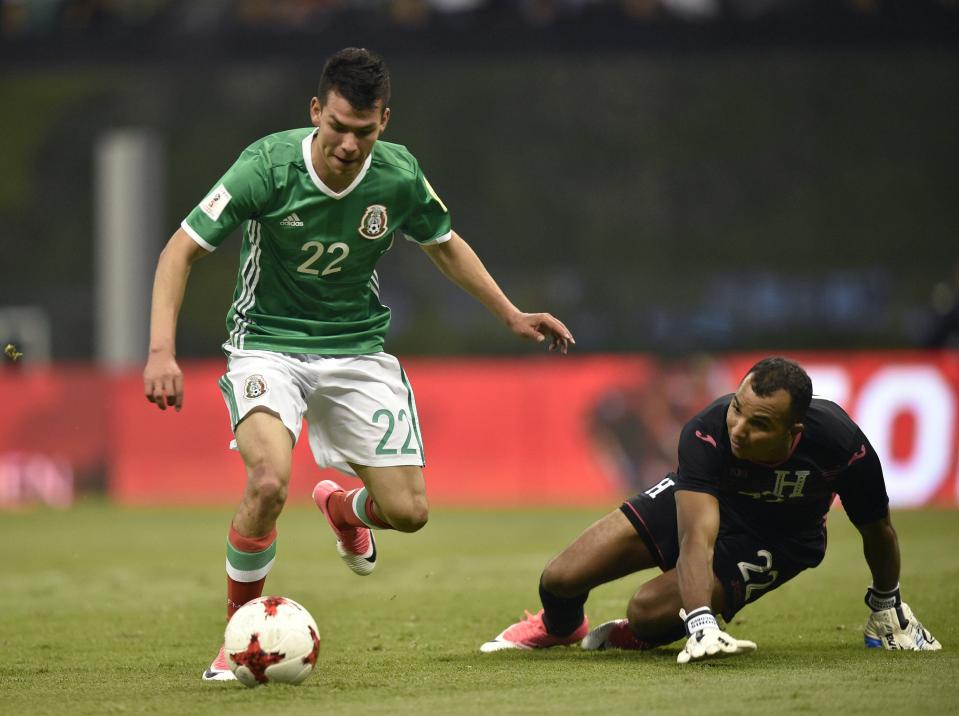  Hirving Lozano is being looked at by Arsenal after impressing for PSV