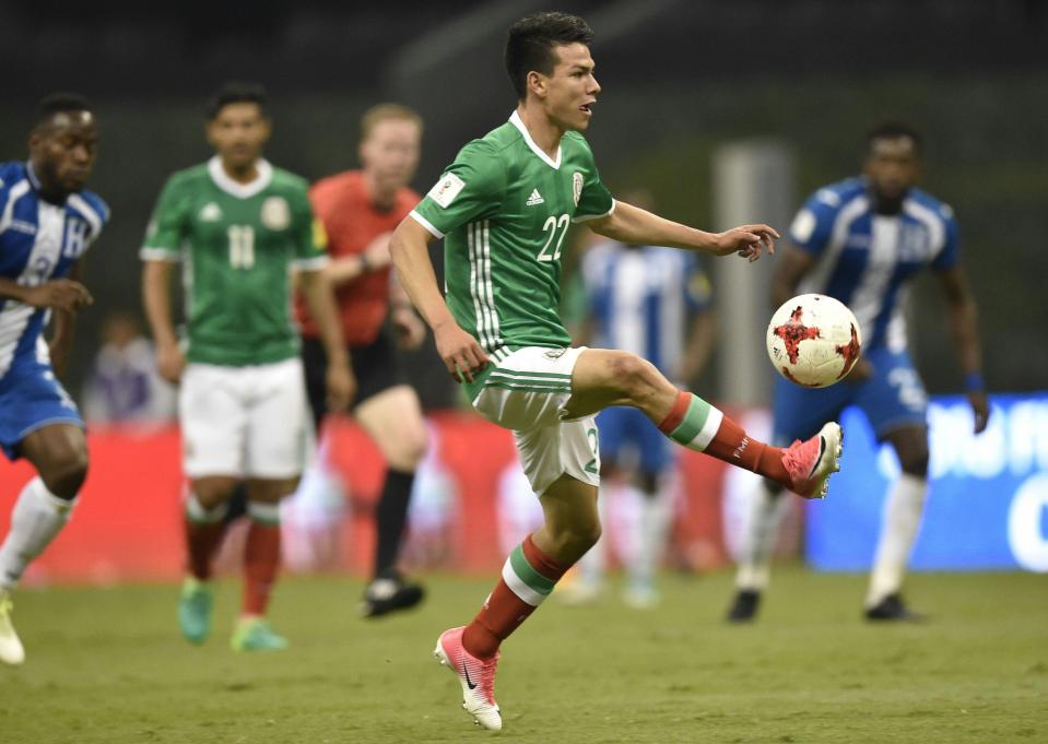  Hirving Lozano is known for his speed and skill and operates on the left wing