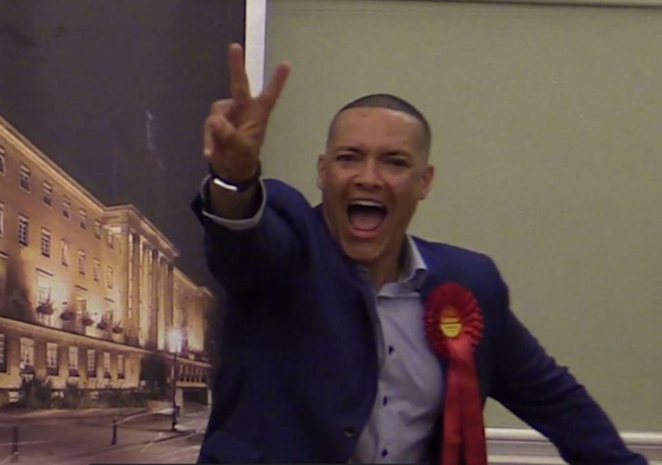  Clive Lewis had to apologise after he was caught saying 'Get on your knees bitch' on stage