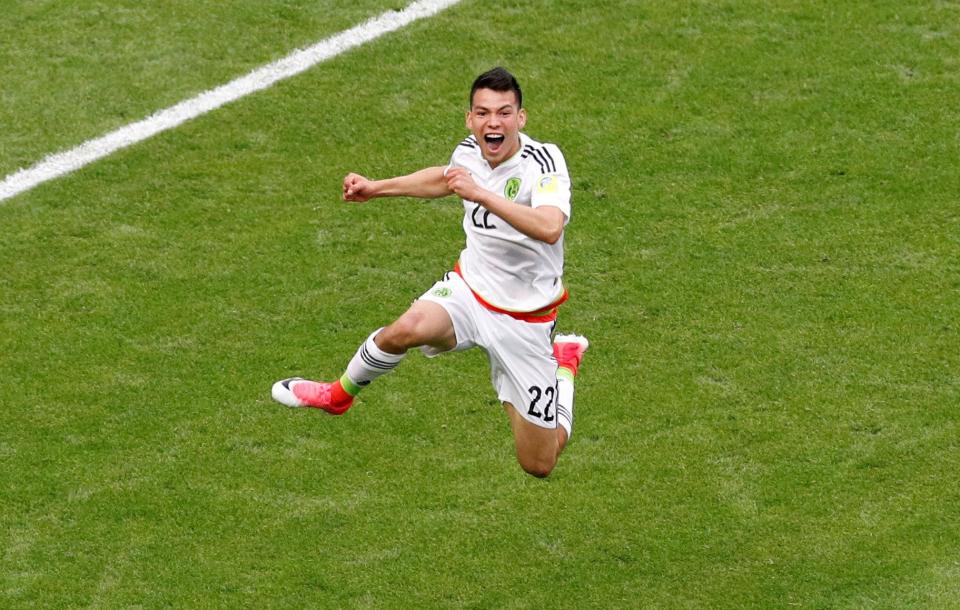  Hirving Lozano could cost around £20million to join Arsenal