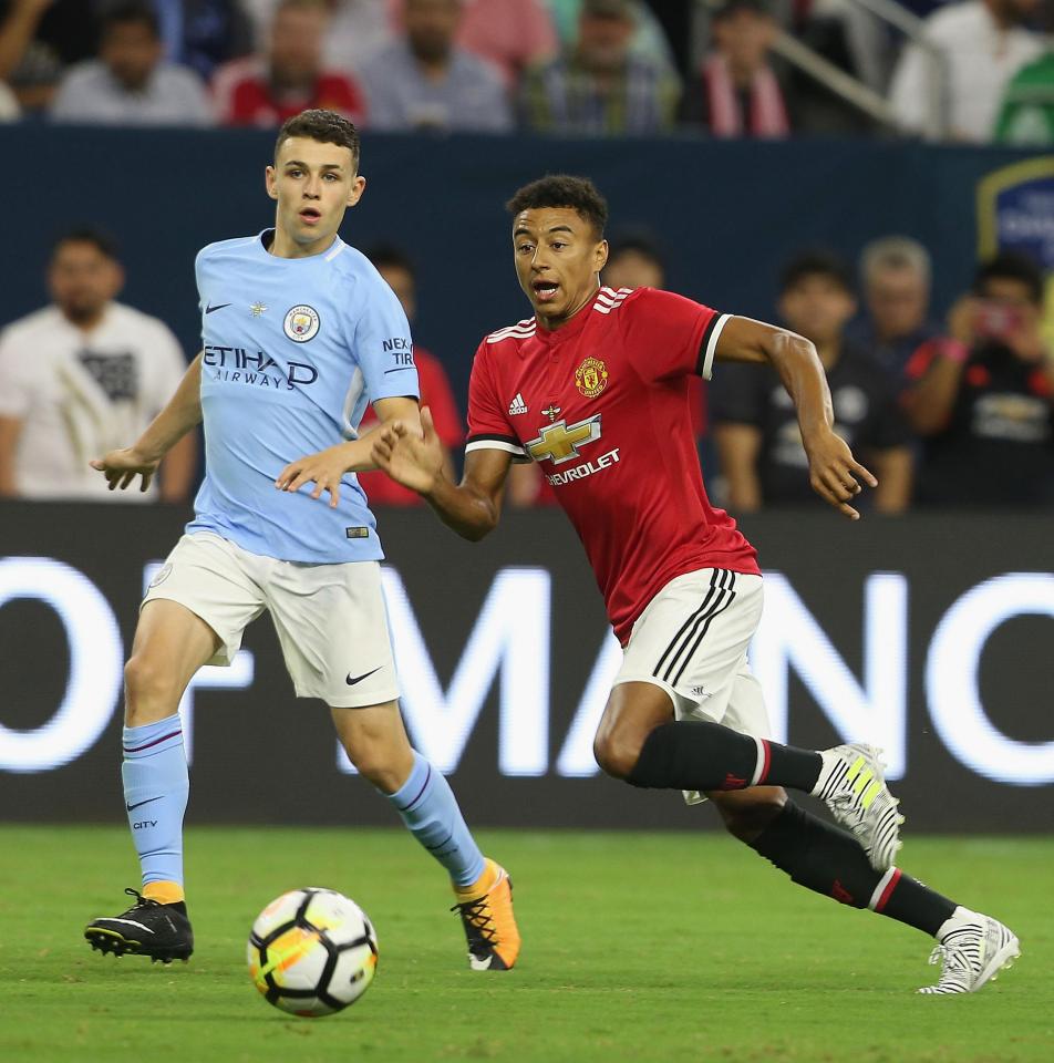  Foden featured in the pre-season Manchester derby and may well face the likes of Lingard more often now that Guardiola has vowed to include him in his squad