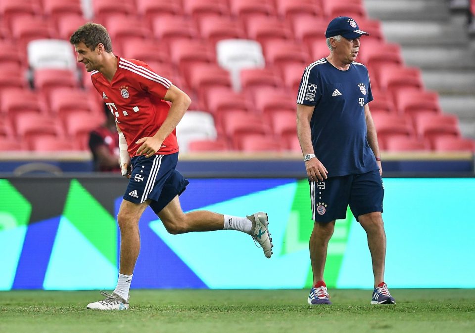  Thomas Muller claimed training would be better with Carlo Ancelotti gone