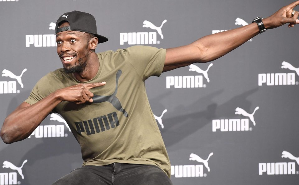  Jamaican sprinting icon Usain Bolt is ready to start the US Grand Prix in Austin