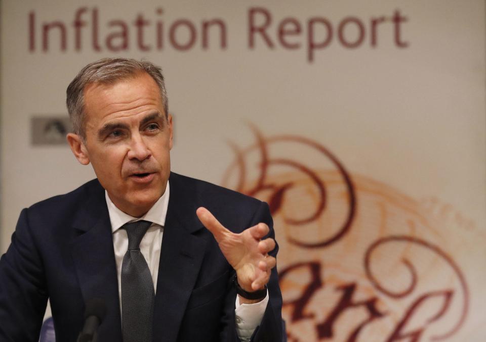  Governor of the Bank of England Mark Carney is expected to announce an increase in interest rates next week