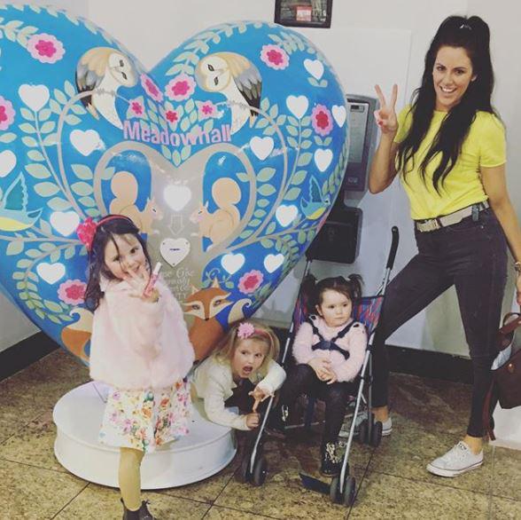  The TV star has vowed to look after her girls in an emotional letter