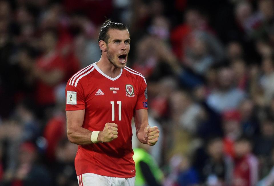  Gareth Bale is due to report for Wales ahead of their World Cup qualifier in Georgia