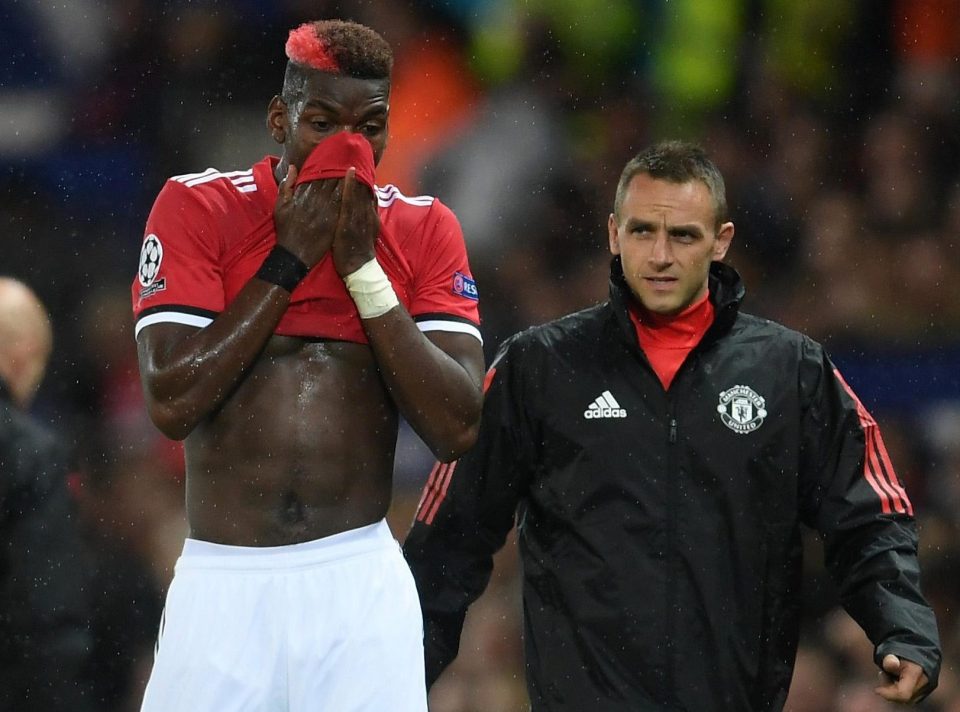  Paul Pogba pulled his hamstring against Basel last month