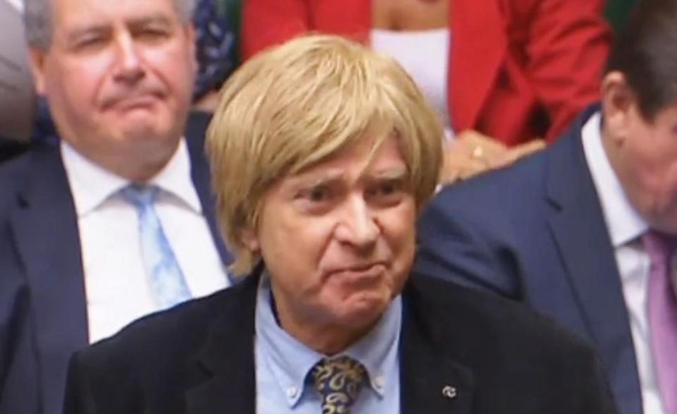  Fabricant's trademark blonde mane in full flow during a Parliamentary debate