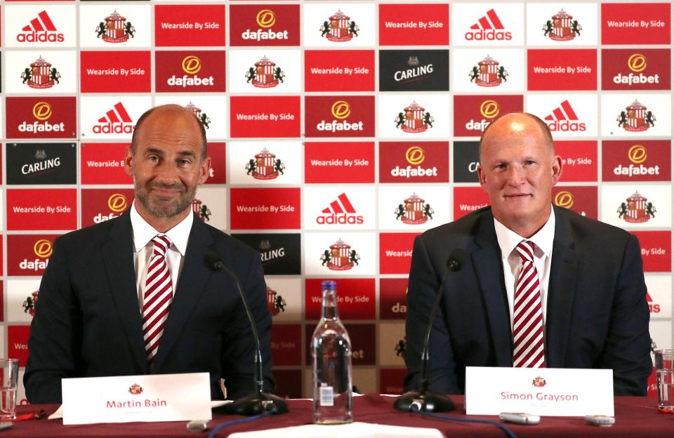  Sunderland chief Martin Bain said he had to make a change at the club