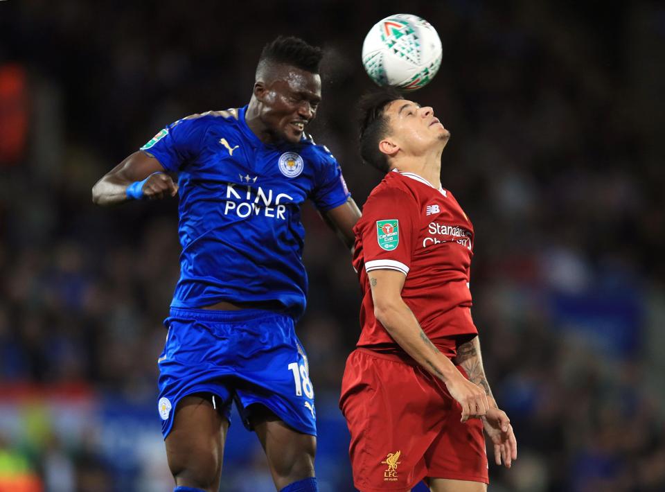  Daniel Amartey has found chances few and far between at Leicester this season