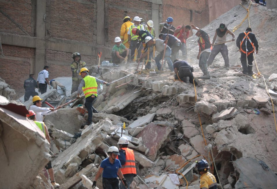  An earthquake caused devastation and homelessness in Mexico City in September 2017