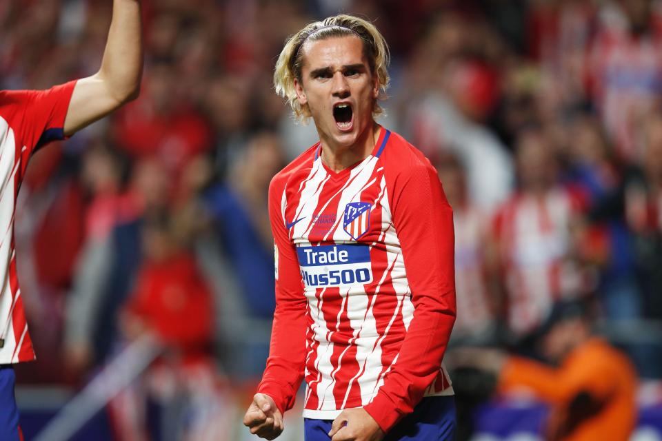  Atletico Madrid star Antoine Griezmann is also included