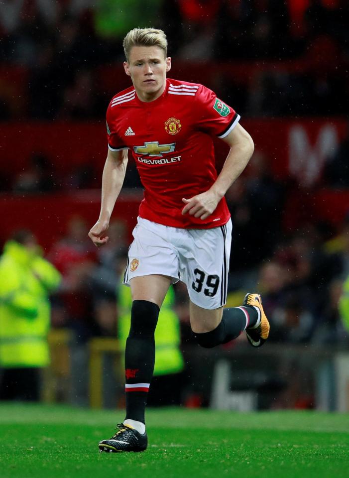  Scott McTominay made first-team debut against Arsenal last season