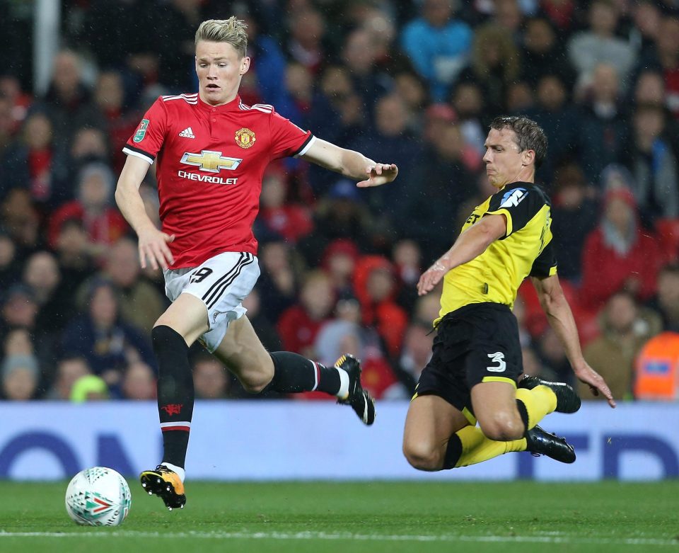  Scott McTominay played in League Cup win against Burton