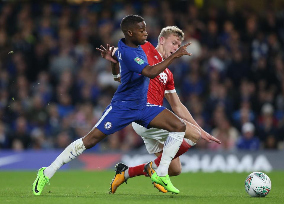  Cahrly Musonda has made just one appearance for Chelsea's first-team this season