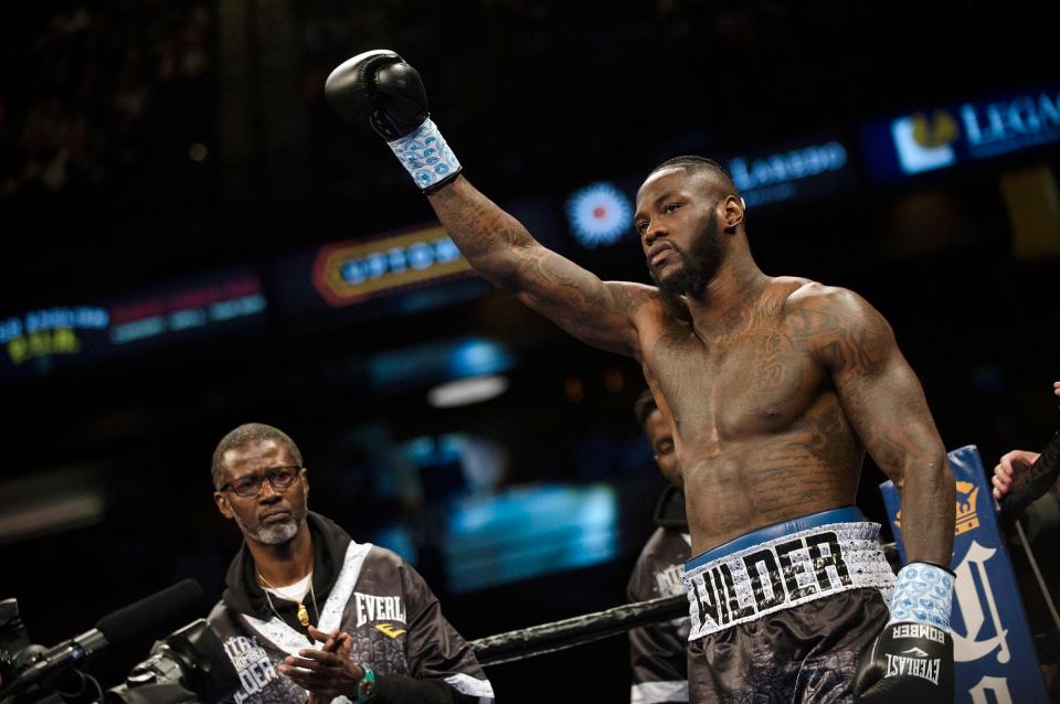  Deontay Wilder has told Anthony Joshua to fight him in America if he wants to be a global superstar