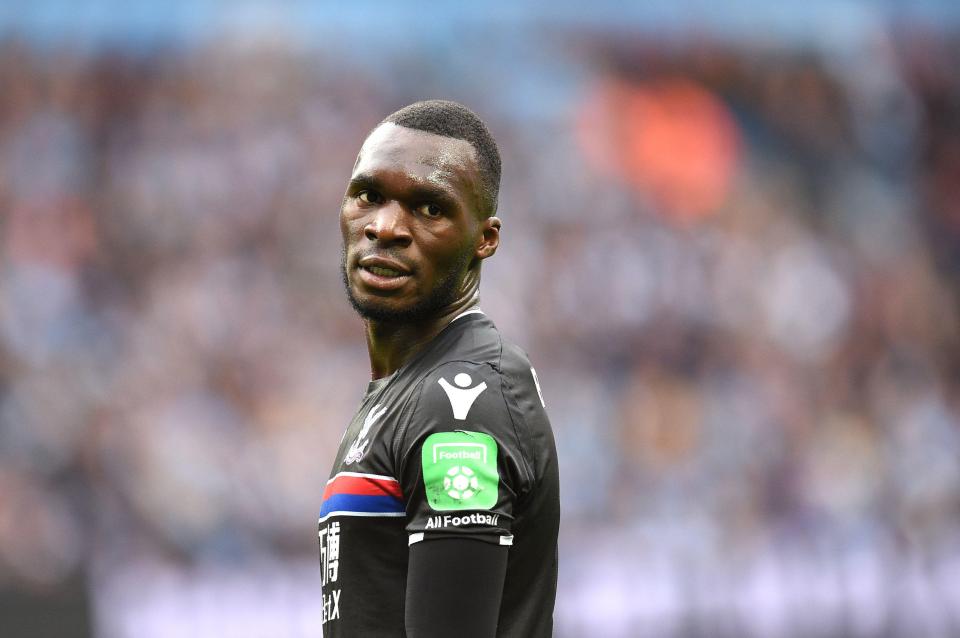  Crystal Palace forward Christian Benteke is on Antonio Conte's radar