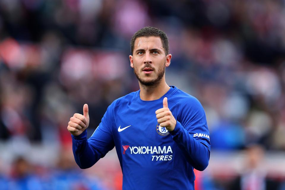  Chelsea star Eden Hazard is among the contenders