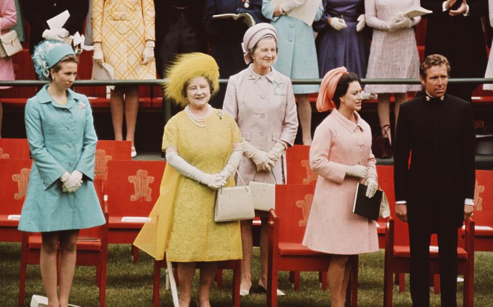  The Queen Mother with Princess Margaret, pictured together in 1969, died within eight weeks of each other in 2002