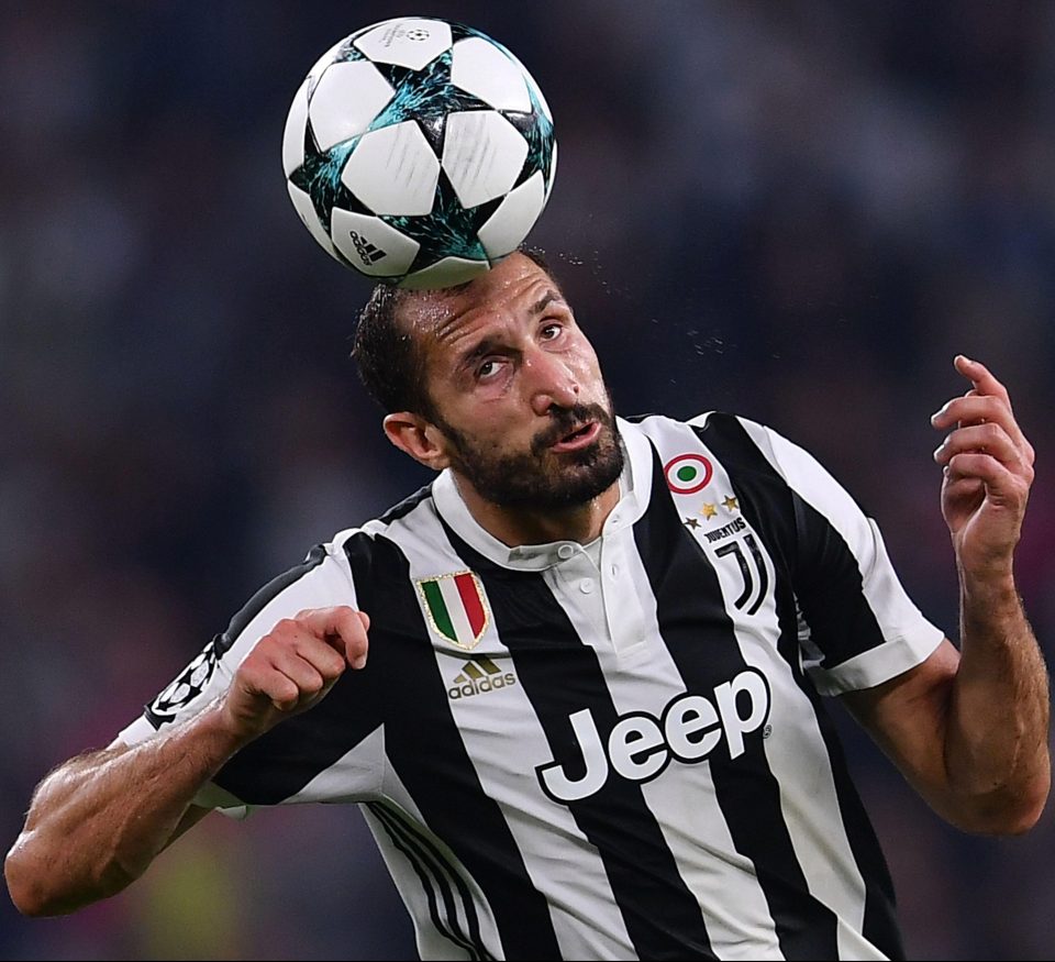  Georgio Chiellini is set to pen a new deal with Juventus