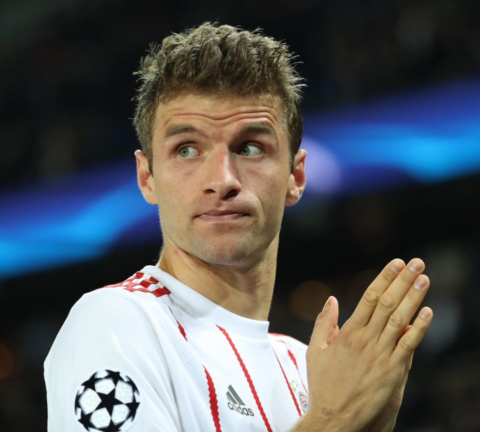  Thomas Muller struggled to force his way into Carlo Ancelotti's plans