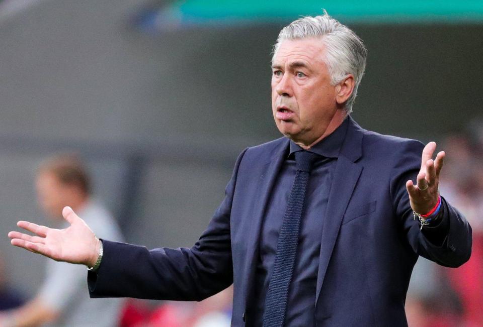  Carlo Ancelotti was sacked as Bayern Munich manager last month after a poor start to the season