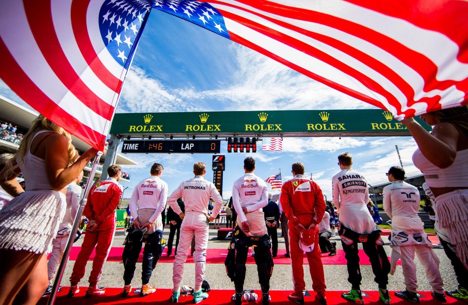  F1 drivers will be introduced to the Austin crowd by boxing MC Michael Buffer