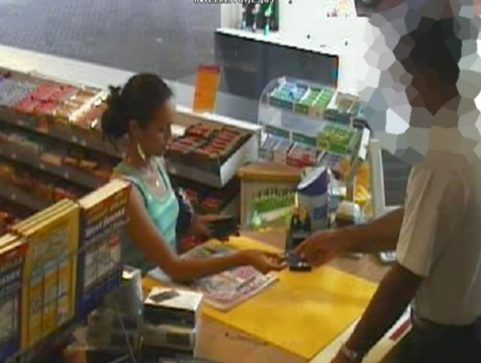  CCTV footage of Mulumebet Girma at a petrol station in Preston Road, Brighton