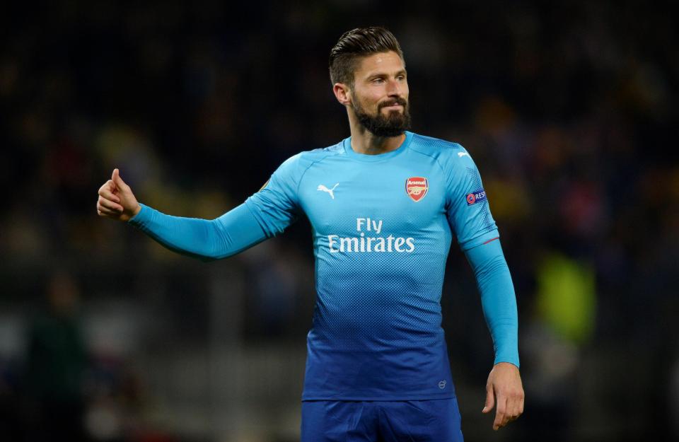  Olivier Giroud is wanted by Juventus and Inter Milan