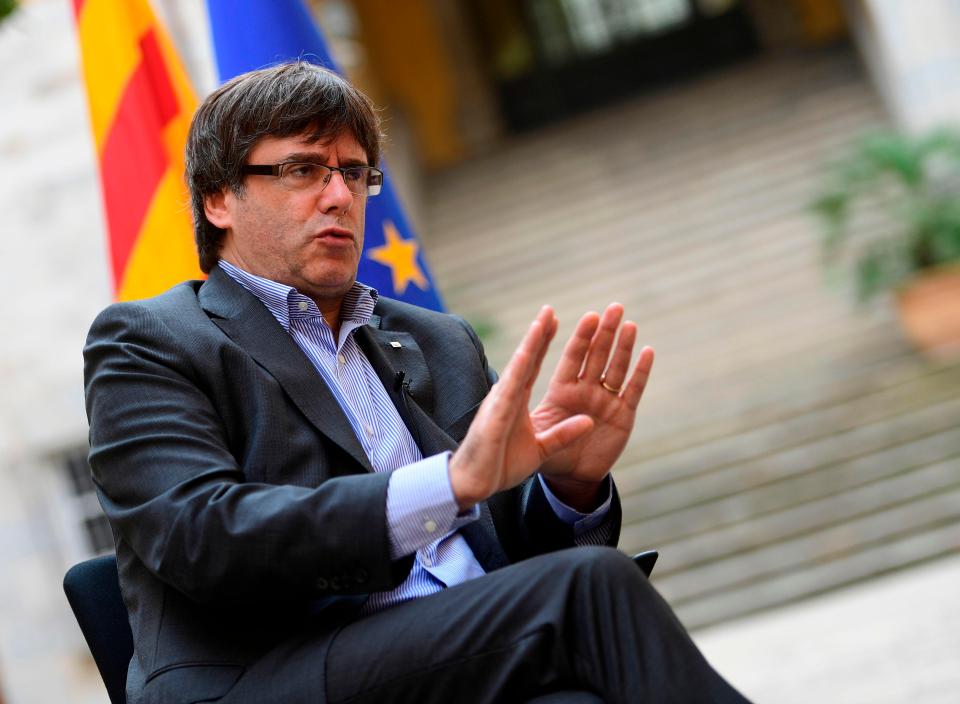  Carles Puigdemont said Catalonia had 'won the right' to independence