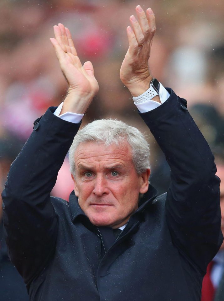  Boss Mark Hughes will be looking for a reaction after the 7-2 loss at Manchester City