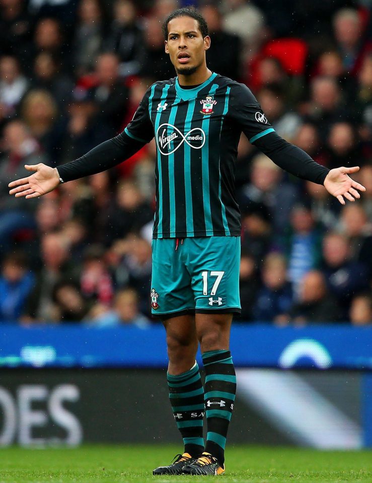  Virgil van Dijk was frustrated not to land a transfer-window exit from Southampton