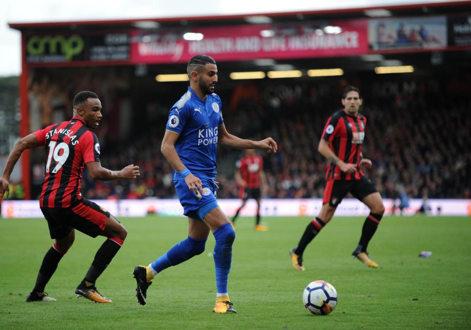  Riyad Mahrez tried to leave Leicester in the summer