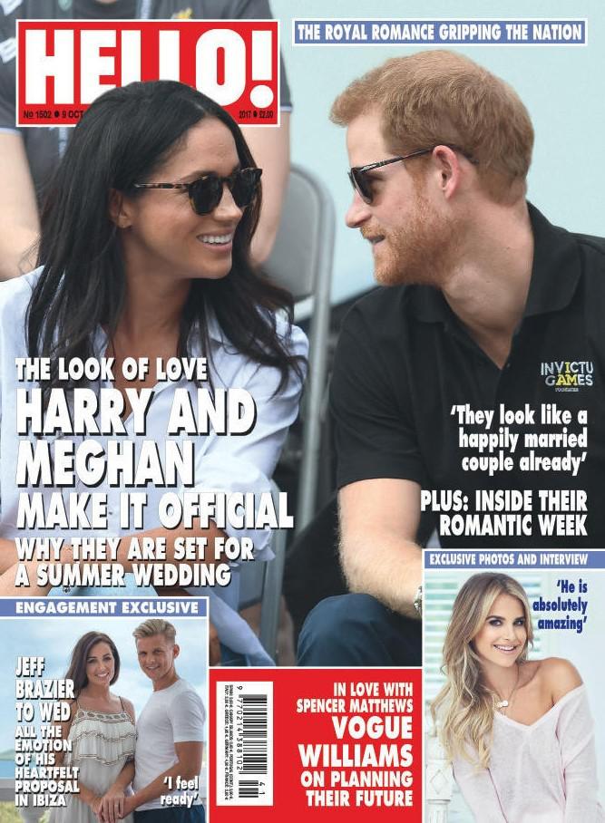  The happy couple announced their news in the latest issue of Hello! magazine