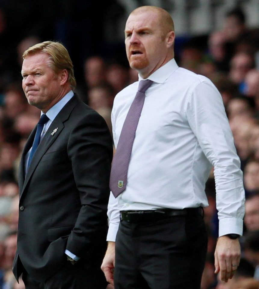  Sean Dyche has been strongly linked with the Everton job following the dismissal of Ronald Koeman