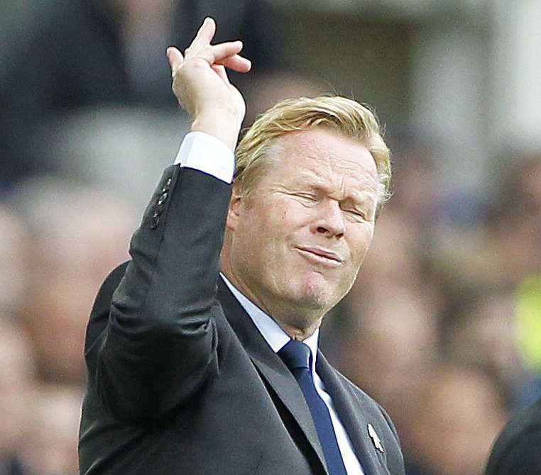  Everton have already drawn up a number of potential replacements for Koeman