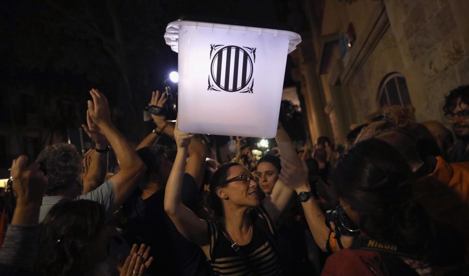  Catalonians are voting for their independence